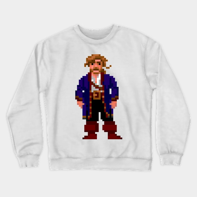 The Guy in the Brush Crewneck Sweatshirt by RetroFreak